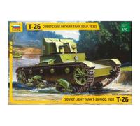 Modellino Char Soviet Light Tank T-26 Mod. 1932 ZVEZDA 3542 1:3 5