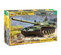Modellino Char Soviet Mano Battle Tank T-62 ZVEZDA 3622 1:3 5 Promo