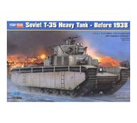 Modellino Char Soviet T-35 Heavy Warbeast Tank - Before 1938 HOBBY BOSS 83842 1/