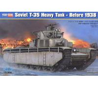 Modellino Char Soviet T-35 Heavy Warbeast Tank - Before 1938 HOBBY BOSS 83842 1/