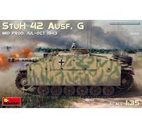 Modellino Char Stuh 42 Ausf. G Mid Prod. Jul-Oct 1943 MiniArt 35385 1:3 5