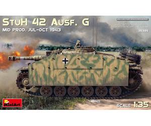 Modellino Char Stuh 42 Ausf. G Mid Prod. Jul-Oct 1943 MiniArt 35385 1:3 5