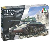 Modellino Char T-34/76 Mod. 1943 Premium Edition ITALERI 6570 1/35ème Ch