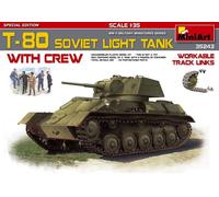Modellino Char T-80 Soviet Light Tank W / Crew. Edizione Speciale MiniArt 35243