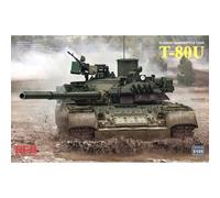 Modellino Char T-80u Russian Mano Battle Tank RYE FIELD MODEL 5105 1:3 5