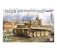 Modellino Char Tiger Mid Produzione W/Zimmerit Sd.kfz. 181 Pz.kpfw. VI Ausf. E
