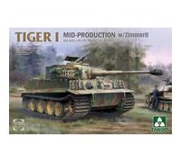 Modellino Char Tiger Sd.kfz. 181 Pz.kpfw. VI Ausf. E Mid-Production W/Zimmerit
