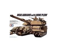 Modellino Char U.S.M1a1 Abrams W/ Mine Plow TAMIYA 35158 1/35ème Per