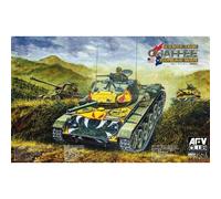 Modellino Char US M24 Chaffee Korean Guerra AFV CLUB 35209 1:3 5 Ballo