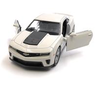 Modellino Chevrolet Camaro ZL1 Muscle Car Beige Auto 1:34-39 (Licenziato)