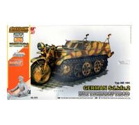 Modellino Cingolate Sd.kfz. 2 Kettenkraftrad Con Driver Tipo Hk 101 Freedom