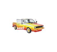 Modellino Commemorativo In Lega Di Metallo Fuso A Doppia Porta Per Volkswagen Caddy Mk.1 Pickup Del 1982 Scala 1:18 Veicolo Da Collezione