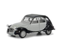 Modellino da collezione Citroen 2CV Charleston Grey Black Schuco Edition 1:64