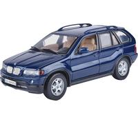 Modellino di auto compatibile con BMW X5 blu, scala 1:24 - Motormax 73254