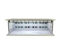 Modellino di auto da garage in scala 1:64, LED in PVC con slot per montaggio su scrivania, mensola, decorazione per la casa, garage, sfondo, scala espositiva, scaffale illuminato, scenario da
