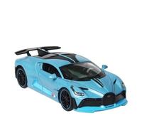 Modellino di auto in lega 1:32 For Bugatti Divo Modello Di Auto In Metallo Pressofuso In Lega, Modello Di Auto In Miniatura Con Luce Da Collezione Modellini da collezione(Blue)