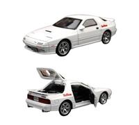 Modellino di auto in lega 1:32 For Mazda RX7 Initial D Modello In Miniatura Pressofuso Con Porte Sonore E Luminose Che Possono Essere Aperte Modellini da collezione(WHITE)