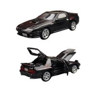 Modellino di auto in lega 1:32 For Mazda RX7 Initial D Modello In Miniatura Pressofuso Con Porte Sonore E Luminose Che Possono Essere Aperte Modellini da collezione(Black)