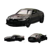 Modellino di auto in lega 1:36 For La BMW M4 CSL G82 Berlina Modello In Miniatura RMZ CiTY Ruota Libera In Lega Pressofusa Collezione Di Ornamenti Modellini da collezione(Matte Black)
