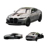 Modellino di auto in lega 1:36 For La BMW M4 CSL G82 Berlina Modello In Miniatura RMZ CiTY Ruota Libera In Lega Pressofusa Collezione Di Ornamenti Modellini da collezione(GRAY)
