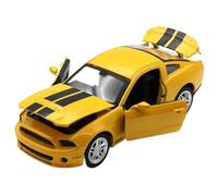 Modellino di auto in lega Modellino Pressofuso In Lega Di Auto A Quattro Porte, Ornamenti For Auto, Collezione Di Modelli Di Auto Squisita Modellini da collezione(Yellow)