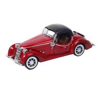 Modellino di auto in lega Modello Di Auto Retrò Con Apertura E Chiusura In Lega, Modello Di Auto Con Rimbalzo, Può Aprire La Porta Pressofusa Modellini da collezione(Red)