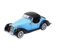 Modellino di auto in lega Modello Di Auto Retrò Con Apertura E Chiusura In Lega, Modello Di Auto Con Rimbalzo, Può Aprire La Porta Pressofusa Modellini da collezione(Blue)
