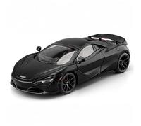 Modellino di auto McLaren in lega pressofusa in scala 1:18 con suono, luce e funzione pullback; un oggetto da collezione e decorativo.(Black)