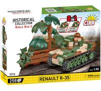 Modellino di carri armati Renault R-35 in blocchi