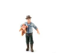 Modellino di fattoria del treno figure pastori del PVC con colori vivaci per esperienze migliorate (ZQ711)