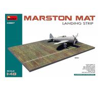 Modellino Diorama Marston Mat. Atterraggio Strip MiniArt 49017 1:48 Char P
