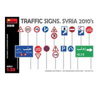 Modellino Diorama Traffic Signs. Syria 2010's 1/35ème MiniArt 35648 Char