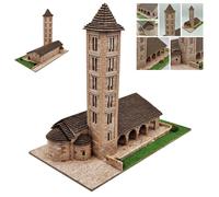 MODELLINO EDIFICIO AEDES ARS MONASTERO IGLESIA DE SANTA EULALIA PCS 4950 1:80