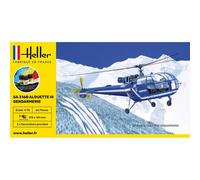 Modellino Elicottero Starter Kit la Sua 316 Skylark III Gendarmerie HELLER 56286