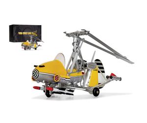MODELLINO ELICOTTERO STATICO CORGI JAMES BOND GYROCOPTER LITTLE NELLE 1:36