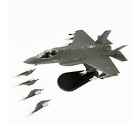 Modellino F-35A Con Supporto Espositivo In Scala 1/72. Modello Di Caccia Di