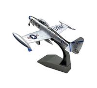Modellino F-84 Thunderjet Marchi U.S. Air Force Aereo in Scala 1:72 Argento