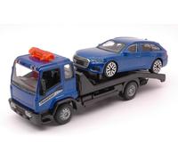 MODELLINO FURGONE STATICO BURAGO CARRO ATTREZZI + AUDI A6 AVANT SCALA 1:43