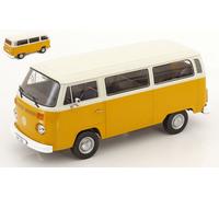 MODELLINO FURGONE STATICO DIECAST KK SCALE VW T2B BUS 1972 GIALLO SCALA 1:18