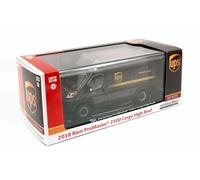 MODELLINO FURGONE STATICO GREENLIGHT RAM PROMASTER 2500 2018 CORRIERE UPS 1:43