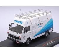 MODELLINO FURGONE STATICO IXO VW LT35 LWB RALLY TEAM EUROPE MAZDA 1989 1/43
