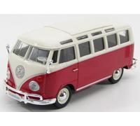 MODELLINO FURGONE STATICO MAISTO VOLKSWAGEN T1 SAMBA MINIBUS 1962 ROSSO 1/25