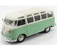 MODELLINO FURGONE STATICO MAISTO VOLKSWAGEN T1 SAMBA MINIBUS 1962 VERDE 1/25