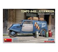 Modellino Furgone Tempo A400 Lieferwagen. Latte Consegna Van MiniArt 38057 1
