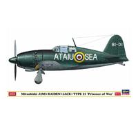 Modellino HASEGAWA 1/48 Del Mitsubishi J2m3 Raiden " Prisoner Of War ", . Limi
