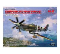 Modellino ICM 1/48 Spitfire Mk.ixc " Birra Consegna " . Hunter Raf Overlord