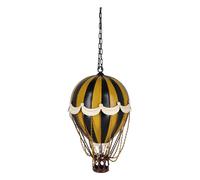 Modellino in latta di una mongolfiera da appendere in casa arredo 33 cm