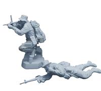 Modellino in resina 1/35 kit guerra del Vietnam due soldati australiani...