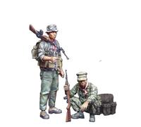Modellino in resina 1/35 kit guerra del Vietnam due soldati delle forze...