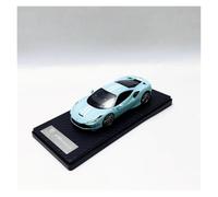 Modellino In Resina Ferrari F8 Tributo 1/43 Auto Classica Souvenir Per Adulti Esposizione Statica Veicolo Da Collezione(Blue2)
